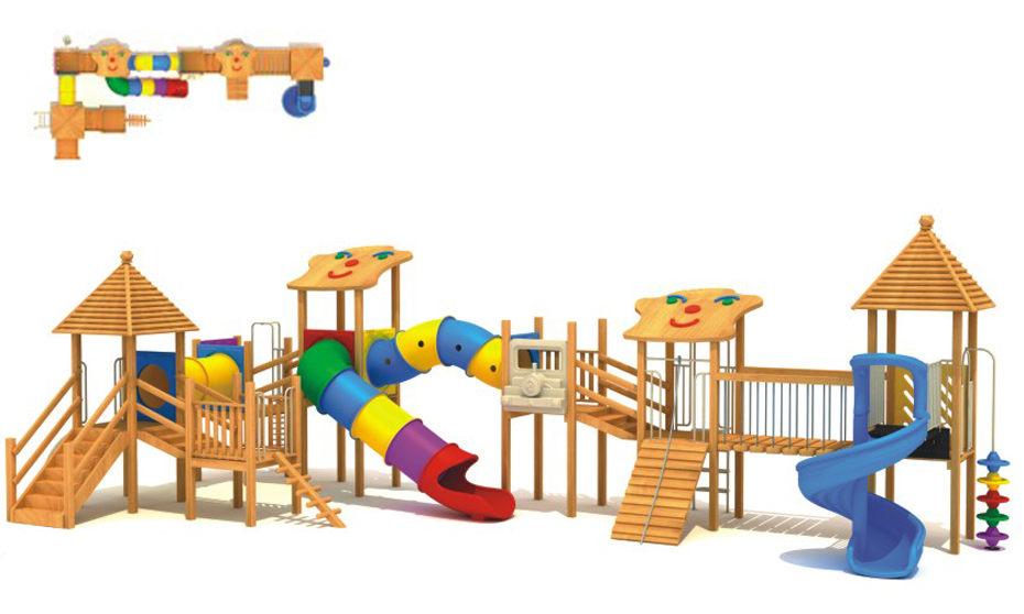 木制滑梯YH-9Z17A. 木制滑梯YH-9Z17A.