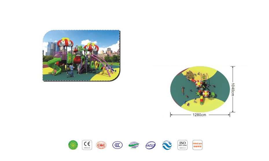 兒童滑梯水果動植物YH-14D01A.