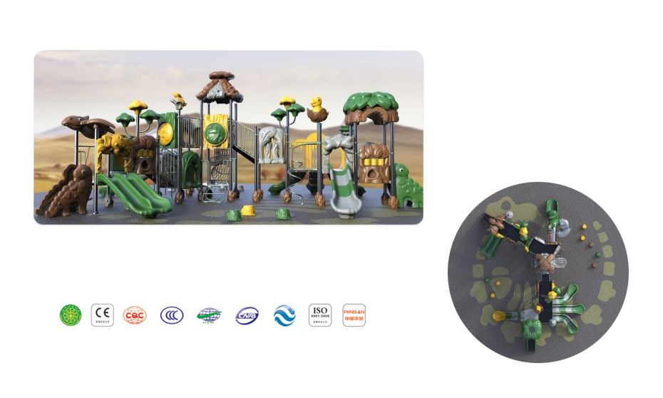 兒童滑梯森林樹(shù)屋YH-4J04A.