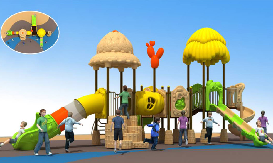 兒童滑梯田園稻草YH-5P13A