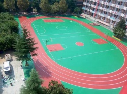 河南洛陽(yáng)嵩縣 硅PU跑道、球場(chǎng)_其他案例_廣東