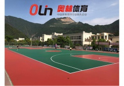 四川省綿陽市擂鼓八一中學(xué)運(yùn)動(dòng)場(chǎng)_戶外運(yùn)動(dòng)地面案例_廣東