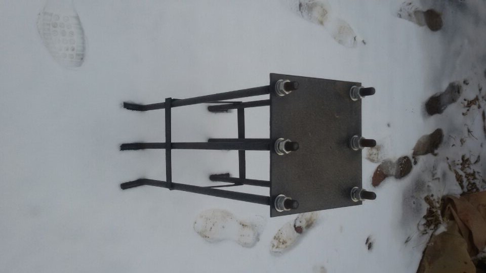 地埋籃球架預(yù)埋件（方管，圓管）