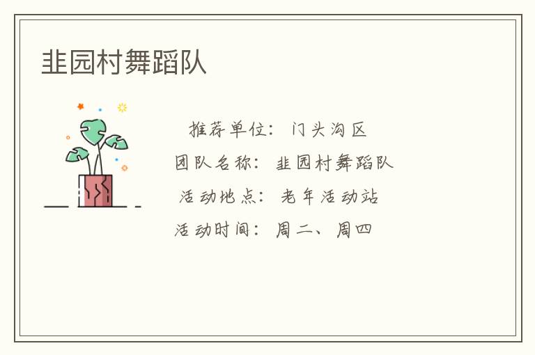 韭園村舞蹈隊(duì)