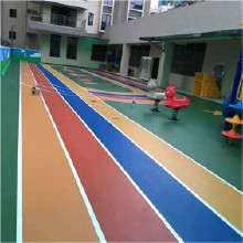 厚冠幼兒園塑膠跑道16mm價格 透氣式塑膠跑道 學(xué)校操場塑膠跑道山東膠州