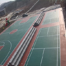 懸浮拼裝地板 場地鋪設(shè)器材 塑膠跑道材料生產(chǎn)廠家-湖南優(yōu)冠體育材料有限公司，塑膠跑道，塑膠球場