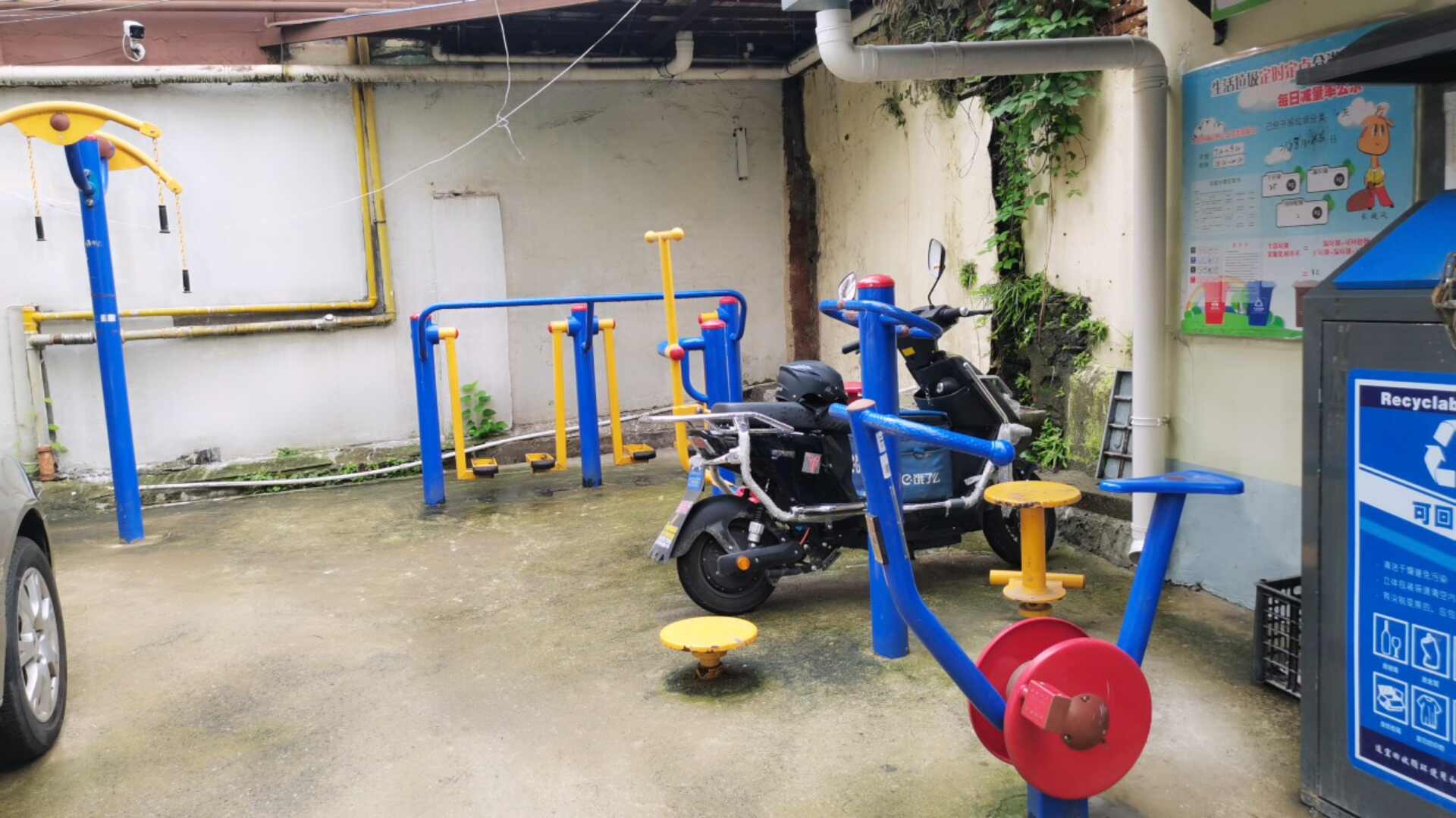 白玉二委健身點(diǎn)