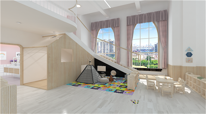 南方幼兒園室內(nèi)整體設(shè)計(jì)：現(xiàn)代幼兒園教室