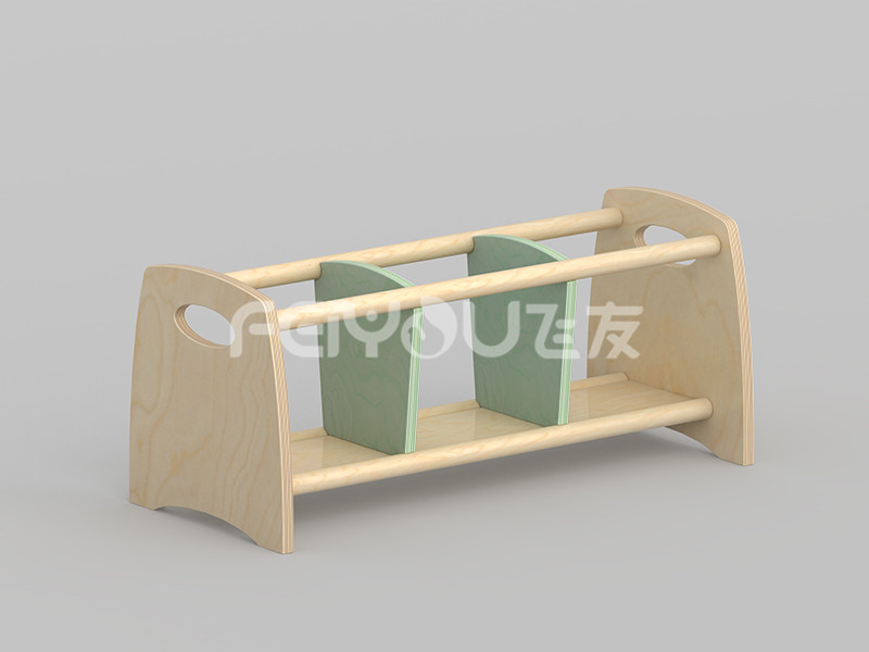 兒童樺木移動書架-029