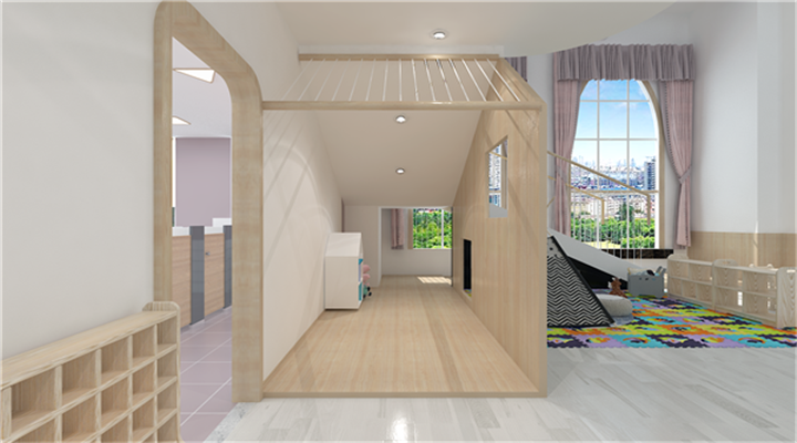 南方幼兒園室內(nèi)整體設(shè)計(jì)：現(xiàn)代幼兒園教室