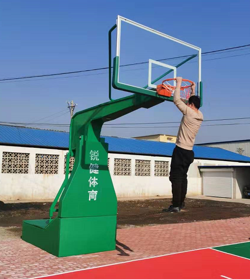 手槍式電動液壓籃球架