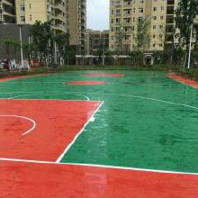 利達惠州利達體育廠家直銷硅pu球場一平方價格硅pu廠家硅pu地坪