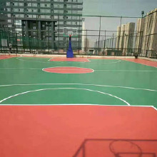 體育場跑道材料廠家供應學校球場施工，藍球場價格，足球場材料，網球場硅PU球場材料，球場施工價格