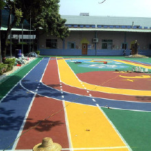 利達供應(yīng)水性硅PU ，水性丙烯酸材料、塑膠跑道，EPDM 材料廠家湖北武漢球場材料銷售施工一體，湖北材料廠家