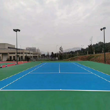 利達供應(yīng)排球場硅PU材料，籃球場、籃球場、籃球場廠家、利達供應(yīng)藍球場防滑地面涂料、水性丙烯酸球場材料、學(xué)?；顒訄鍪覂?nèi)外地