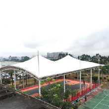 膜結(jié)構(gòu)體育設(shè)施  張拉膜球場(chǎng)棚 公司